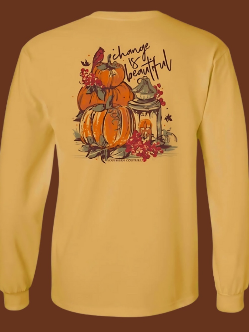 Southern Couture Change Is Beautiful Pumpkin